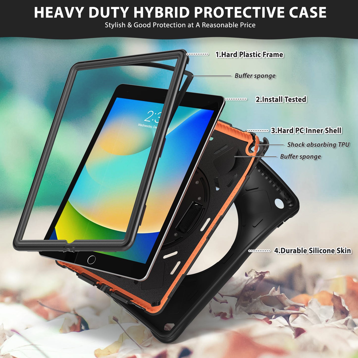 Boeing Handrail Apple iPad Pro 10.5 Case Heavy Duty Shoulder Strap