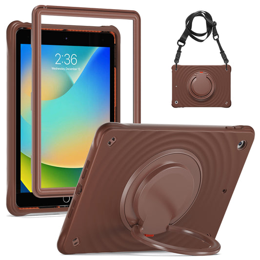 Boeing Hook Apple iPad 8 Case 360 Rotating Shoulder Strap