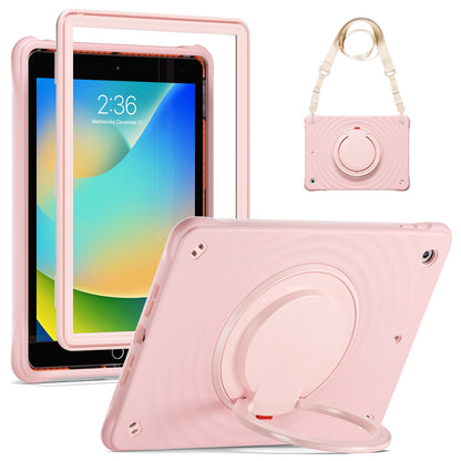 Boeing Hook Apple iPad 8 Case 360 Rotating Shoulder Strap