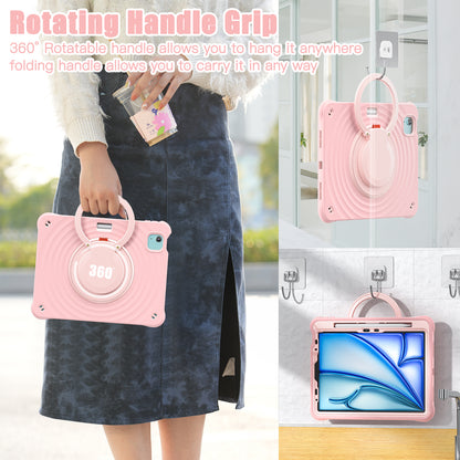 Boeing Hook iPad Air 5 Case 360 Rotating Shoulder Strap