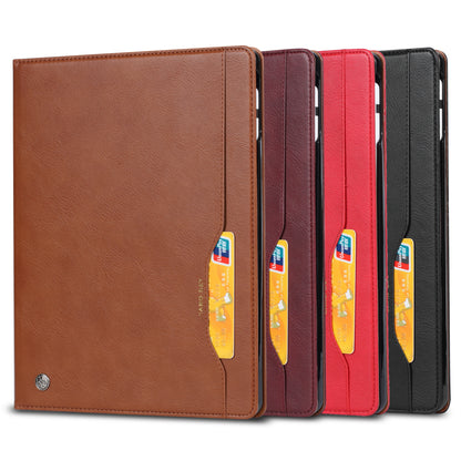 Classical Knead Leather iPad Mini 7 Case with Notes Pocket