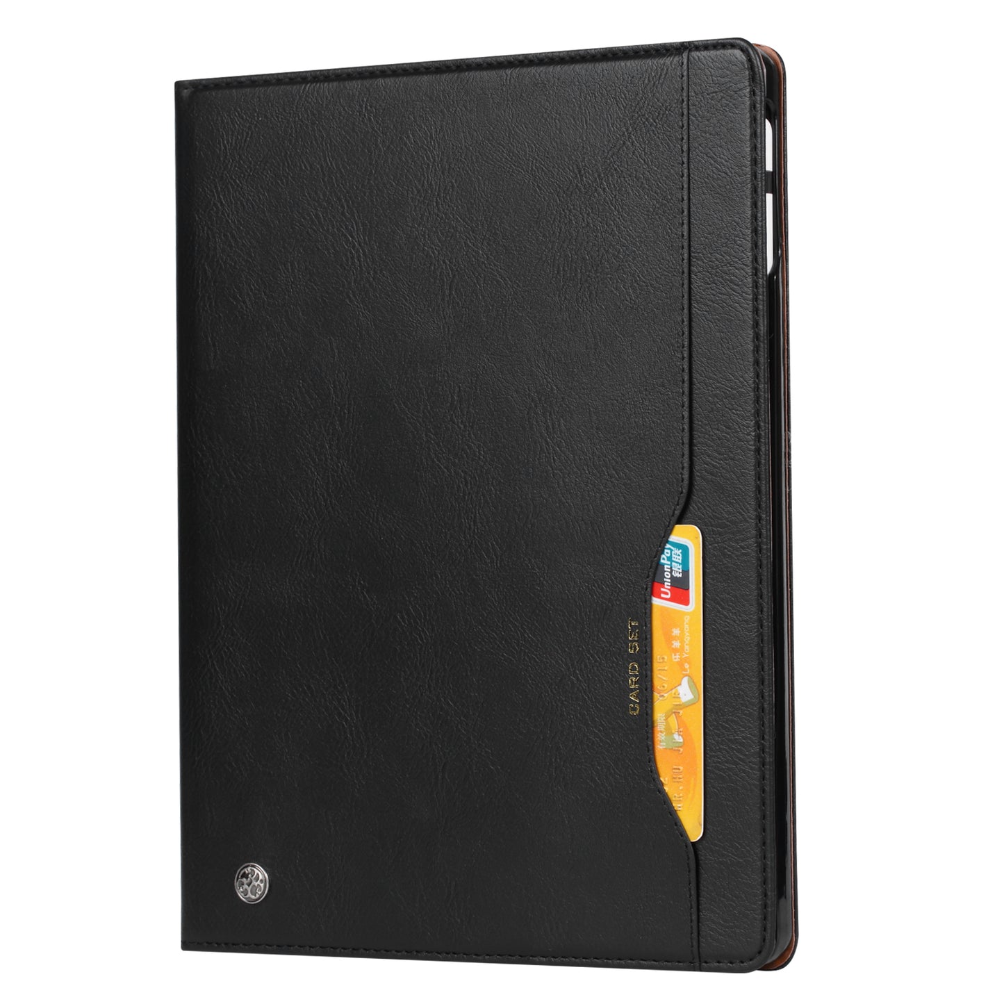 Classical Knead Leather iPad Mini 7 Case with Notes Pocket