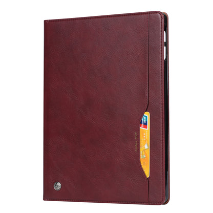 Classical Knead Leather iPad Mini 7 Case with Notes Pocket