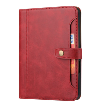 Buckle Retro Leather iPad Mini 6 Case Stand Multi-card Slots