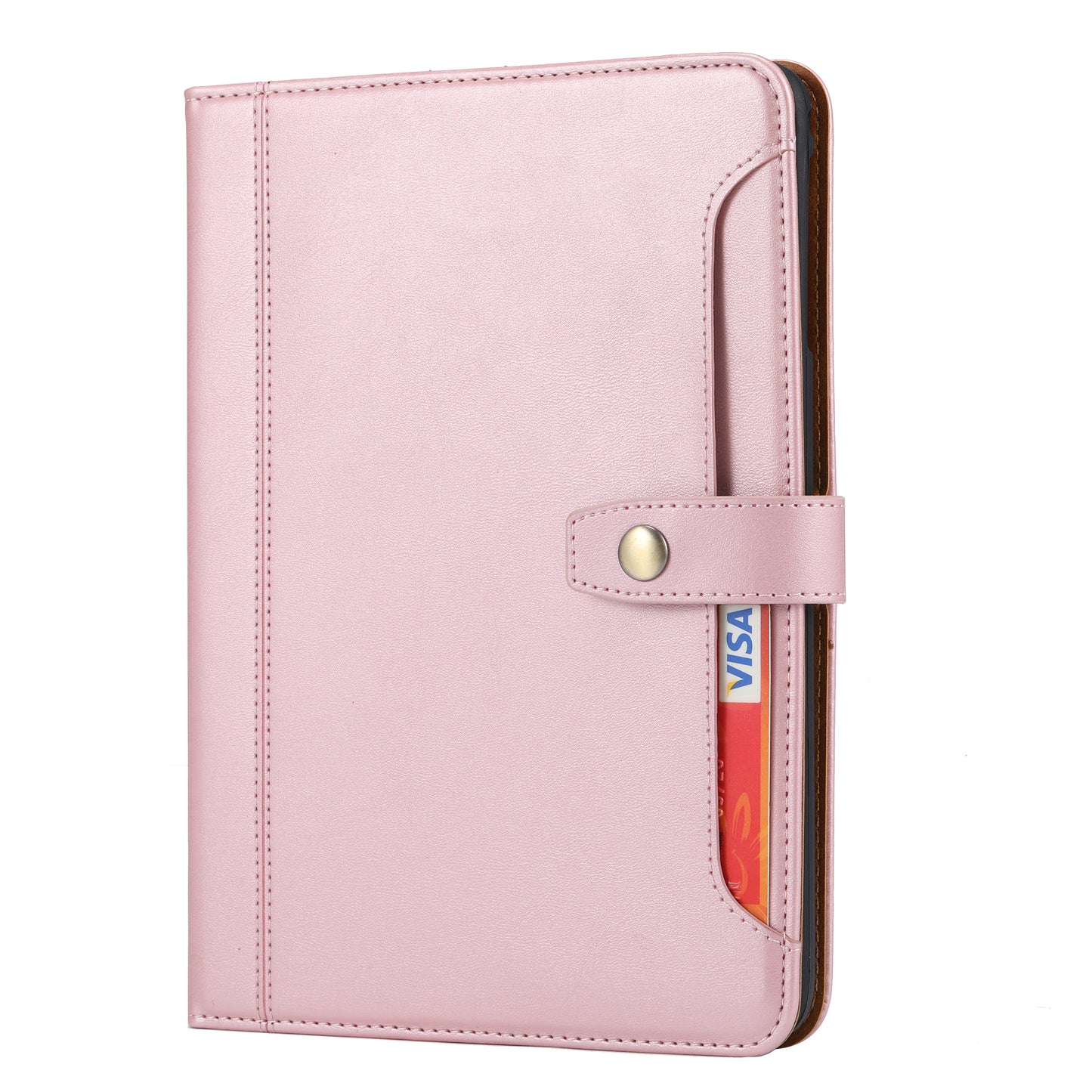 Buckle Retro Leather iPad Mini 6 Case Stand Multi-card Slots