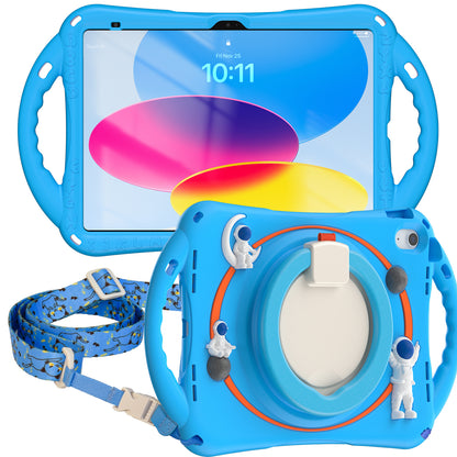 Astronaut Apple iPad 10 Case Rotating Handle Grip