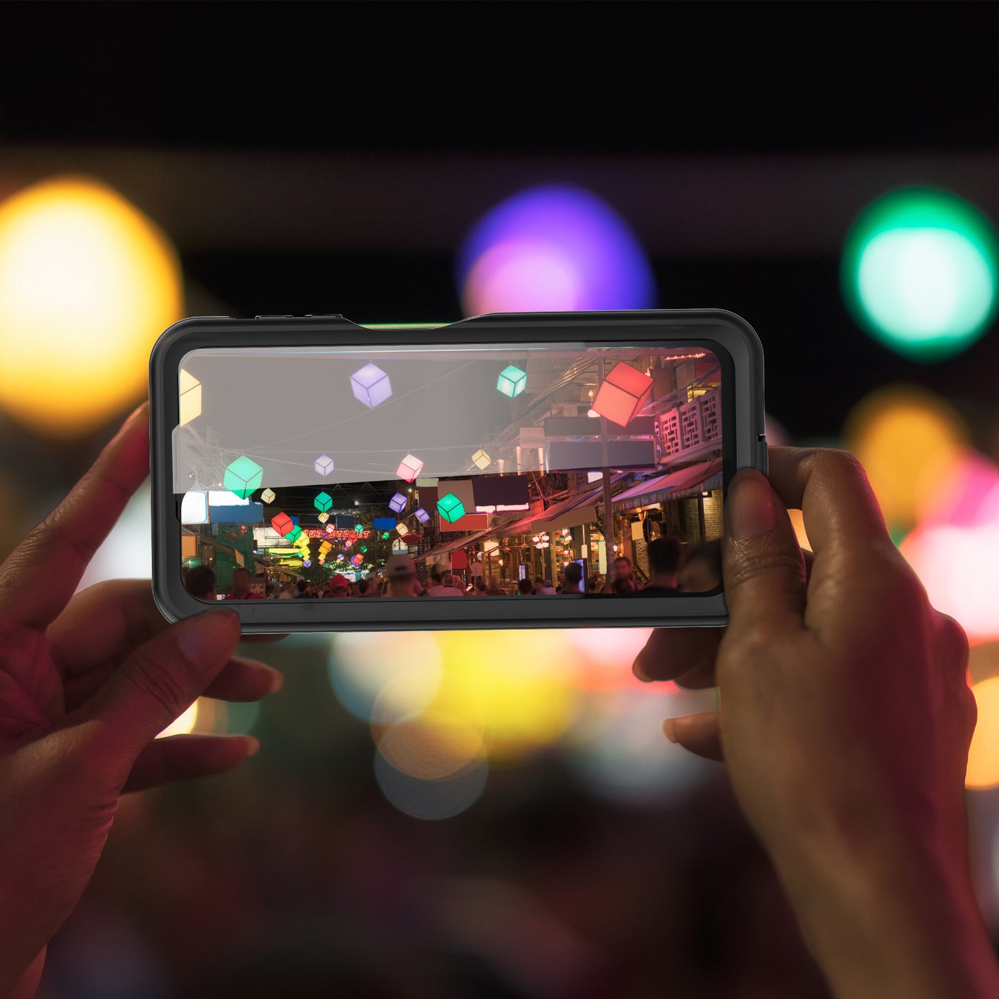 SHELLBOX Dot Clear IP68 Waterproof Galaxy A25 Phone Case