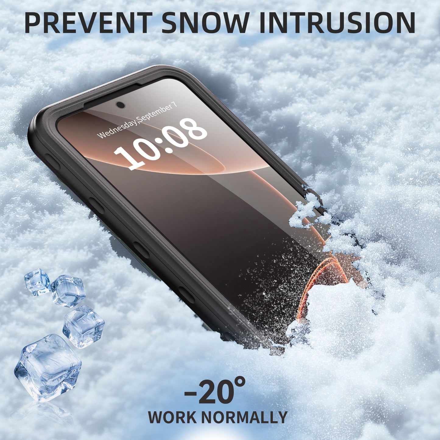 SHELLBOX Dot Clear IP68 Waterproof Galaxy A56 Phone Case