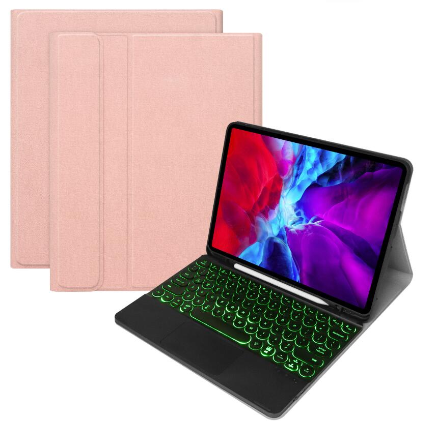 Circle Backlit Touchpad Keyboard Apple iPad Pro 12.9 (2018) Case 2 in 1