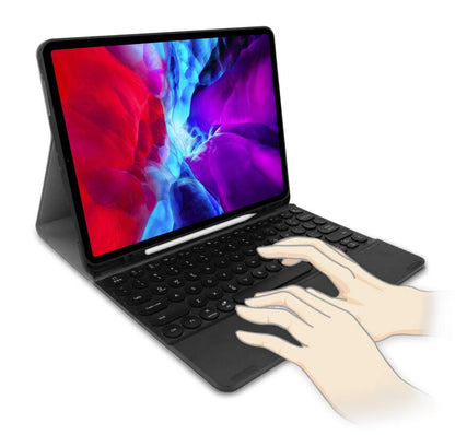 Circle Backlit Touchpad Keyboard Apple iPad Air 4 Case 2 in 1 Cloth