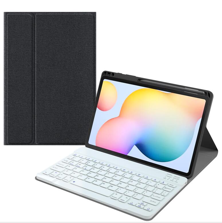 Cloth Kickstand Backlit Keyboard Samsung Galaxy Tab S6 Lite Case