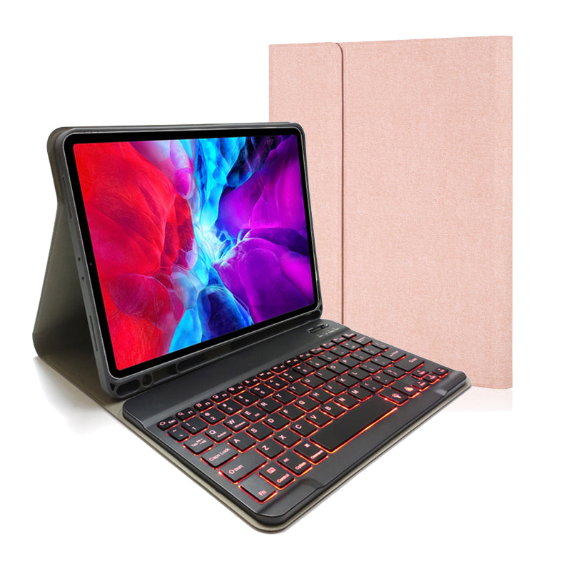 Cloth Kickstand Backlit Keyboard Apple iPad Pro 12.9 (2018) Case