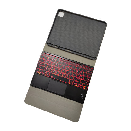 Backlit Touchpad Keyboard Apple iPad Air 5 Case 2 in 1 Combo Cloth TPU