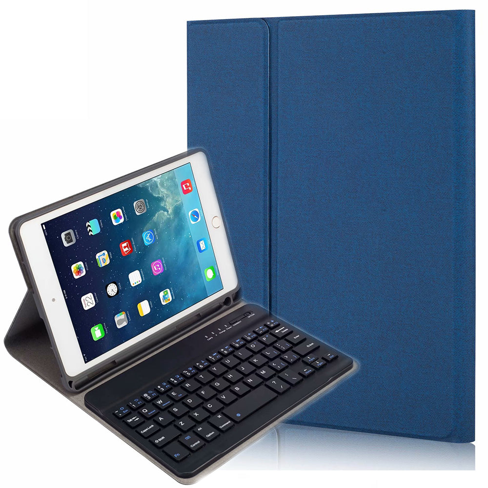 Cloth Detachable Keyboard Apple iPad 6 Case Book Foldable Stand