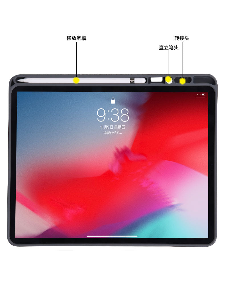 Cloth Detachable Keyboard Apple iPad Pro 12.9 (2018) Case Book