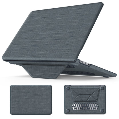 Stylish Fabric MacBook Air 13.6 A3113 M3 Case with Kickstand