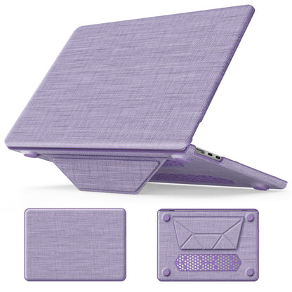 Stylish Fabric MacBook Air 13.6 A3113 M3 Case with Kickstand