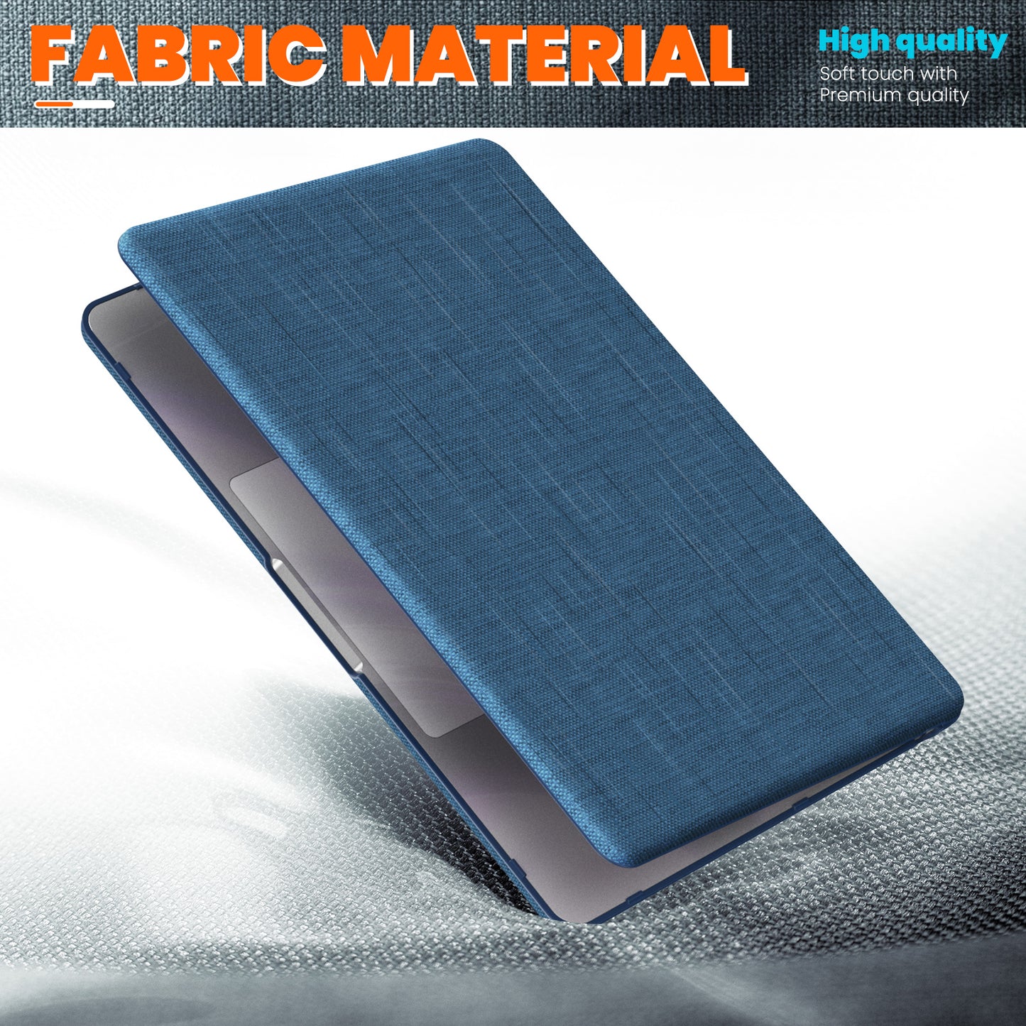 Stylish Fabric MacBook Air 13.6 A3113 M3 Case with Kickstand