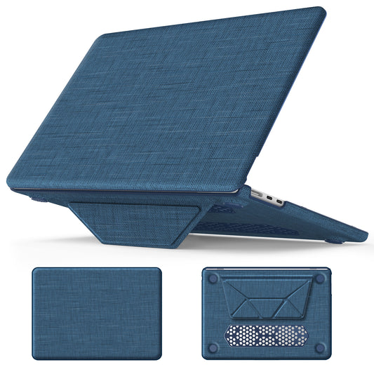 Stylish Fabric MacBook Air 13.6 A2681 M2 Case with Kickstand