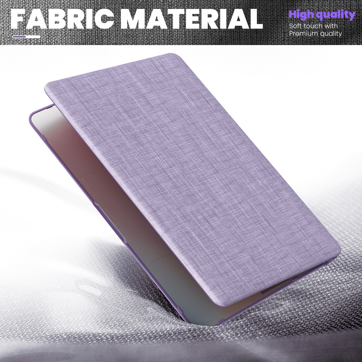 Stylish Fabric MacBook Air 13.3 A1932 Case with Kickstand