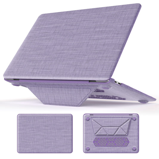 Stylish Fabric MacBook Air 13.3 A1932 Case with Kickstand