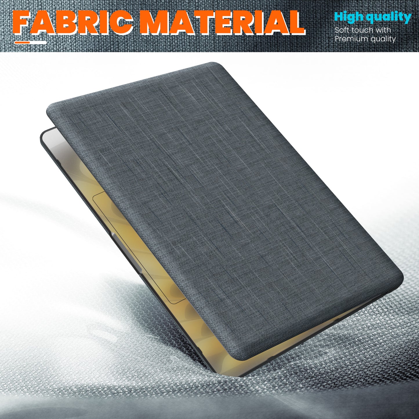 Stylish Fabric MacBook Air 15.3 A3114 M3 Case with Kickstand