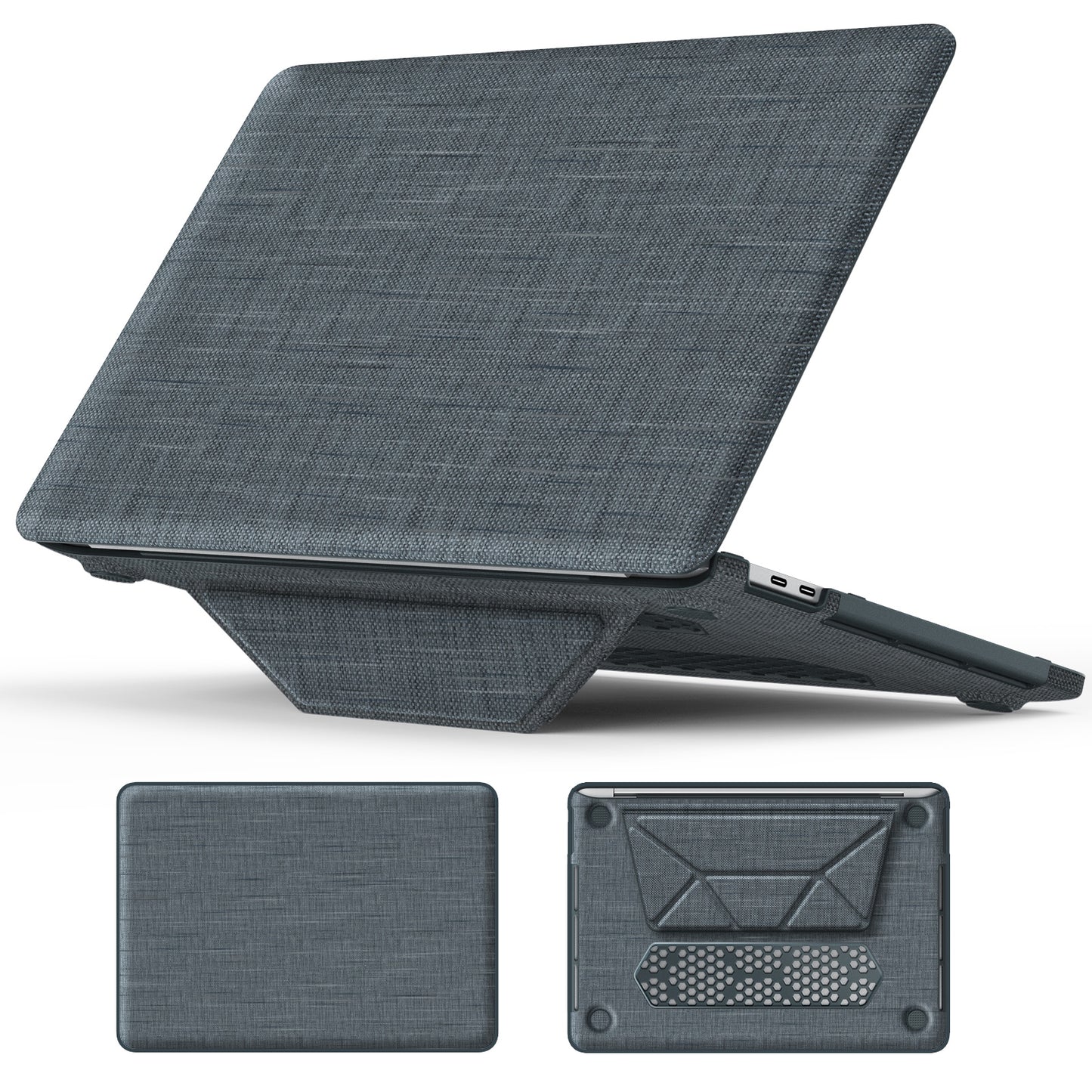 Stylish Fabric MacBook Pro 13.3 A2159 Case with Kickstand