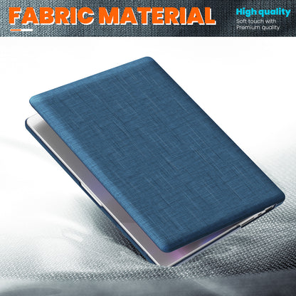 Stylish Fabric MacBook Pro 14.2 A2442 M1 Pro Case with Kickstand