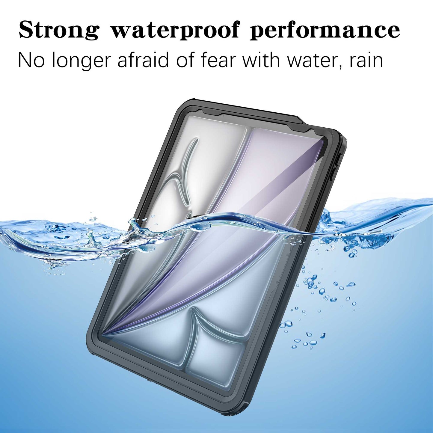 Visible Grace Transparent Waterproof iPad Air 11 Case