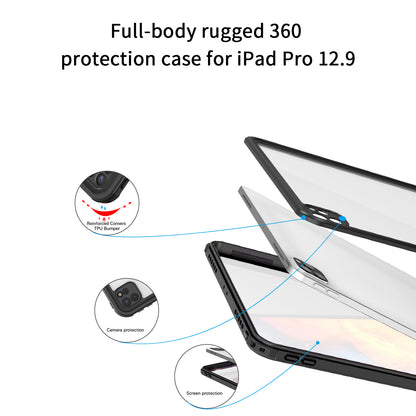 Visible Grace Transparent Waterproof iPad Pro 12.9 2020 Case