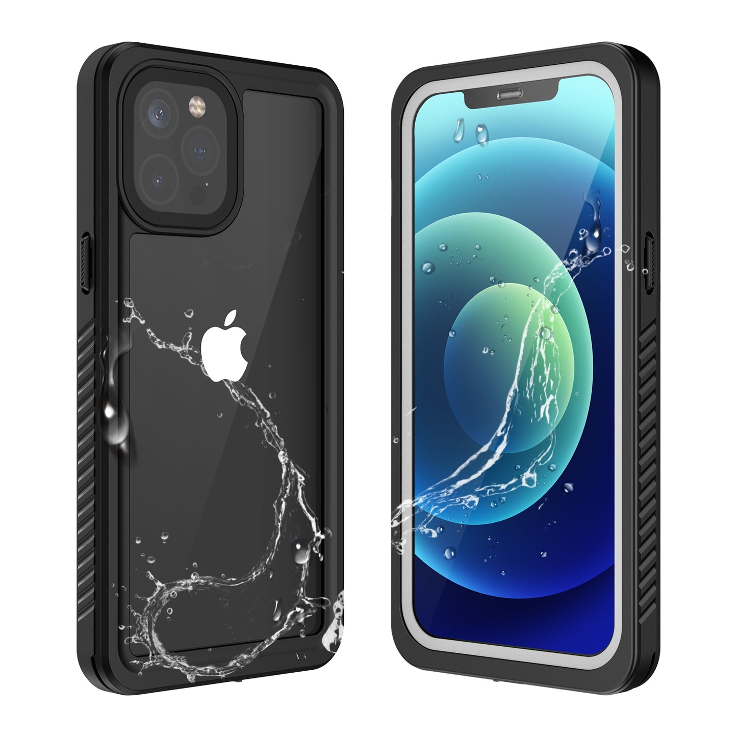 Twill Swimming IP68 Waterproof Apple iPhone 12 Pro Case Bumper Combo