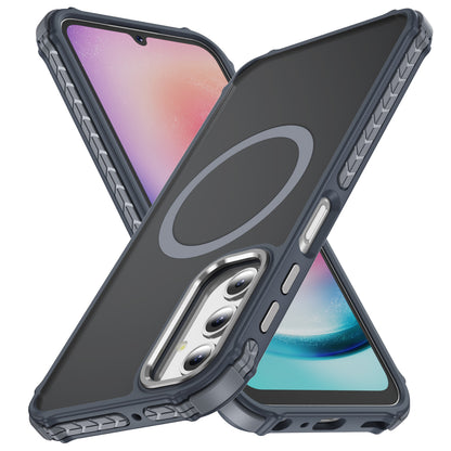 Rainbow Magnetic Galaxy A25 Case Magsafe Stand