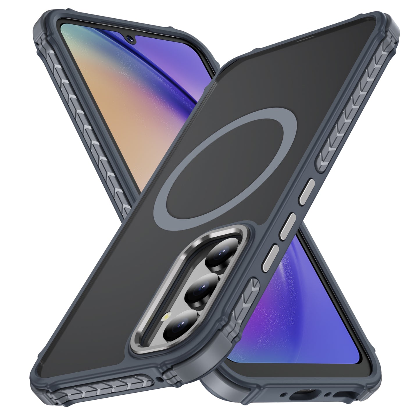 Rainbow Magnetic Galaxy A54 Case Magsafe Stand