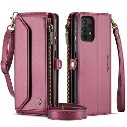 Women Shoulder Bag Samsung Galaxy A33 Case Card Slots Buckle Pockets