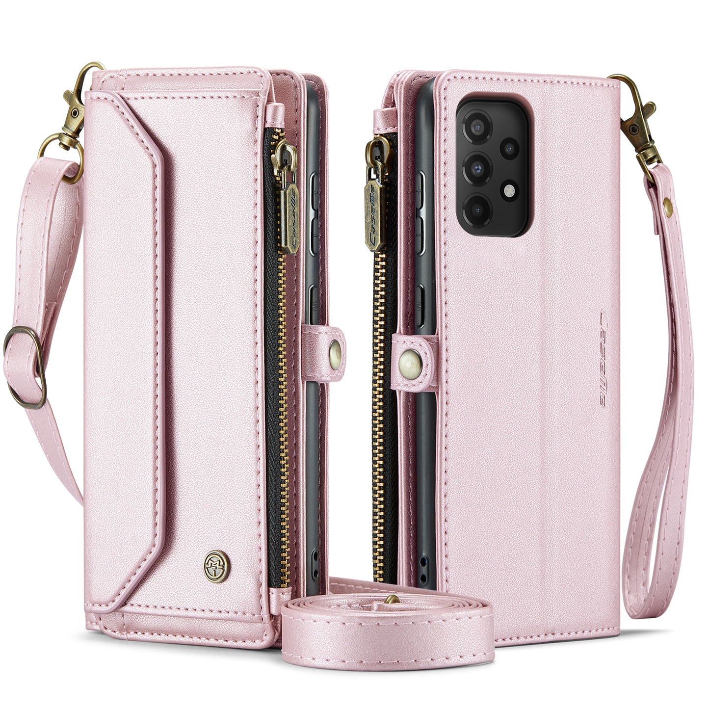 Women Shoulder Bag Samsung Galaxy A33 Case Card Slots Buckle Pockets