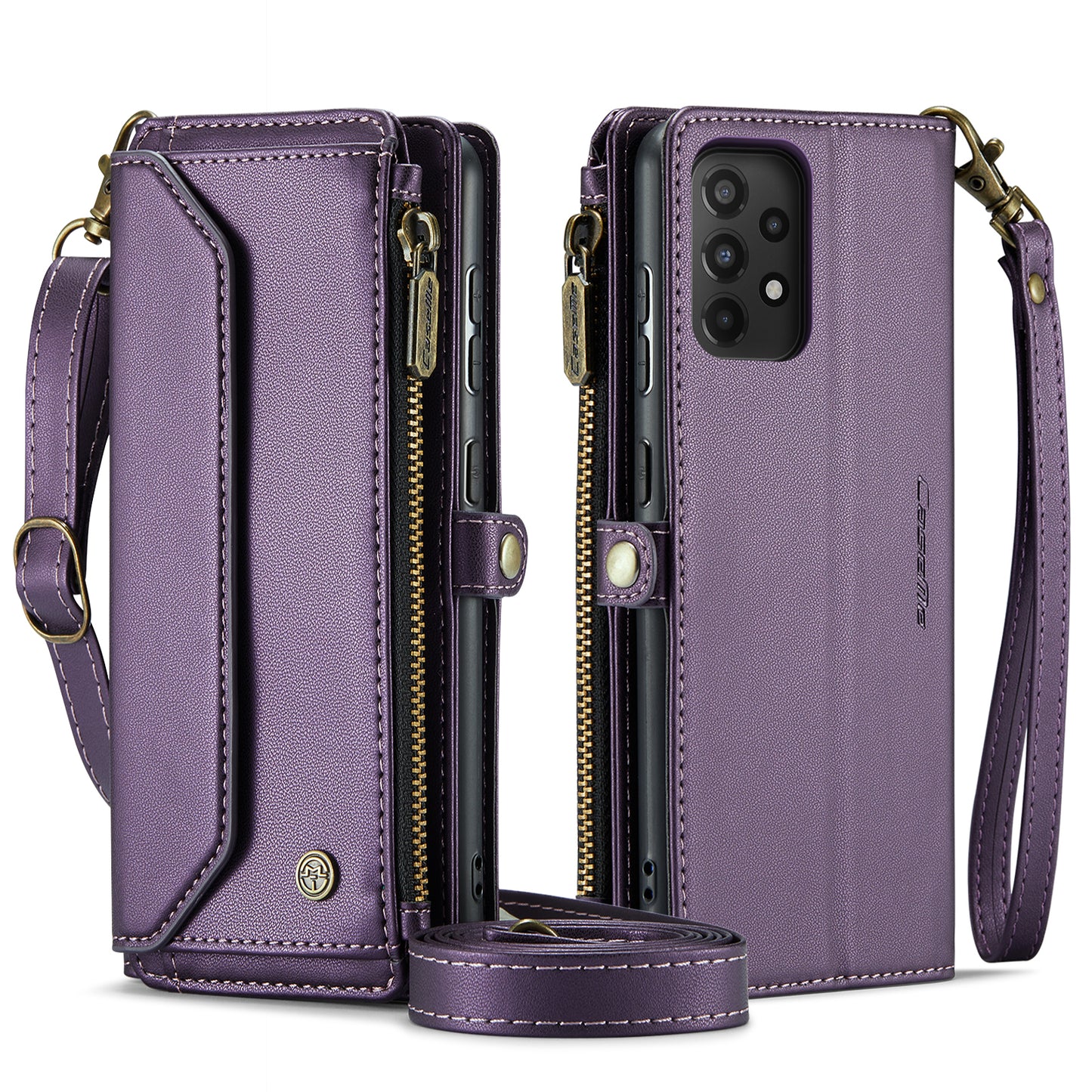 Women Shoulder Bag Samsung Galaxy A33 Case Card Slots Buckle Pockets