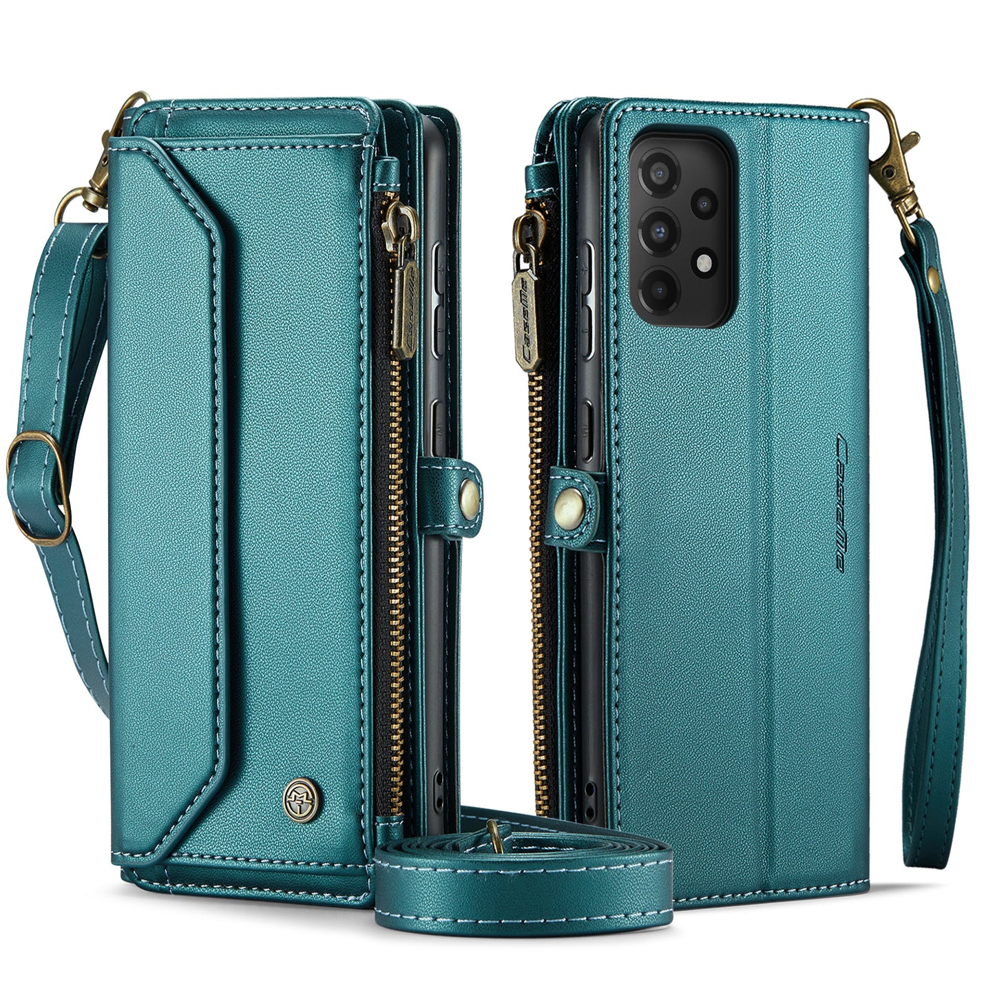 Women Shoulder Bag Samsung Galaxy A33 Case Card Slots Buckle Pockets