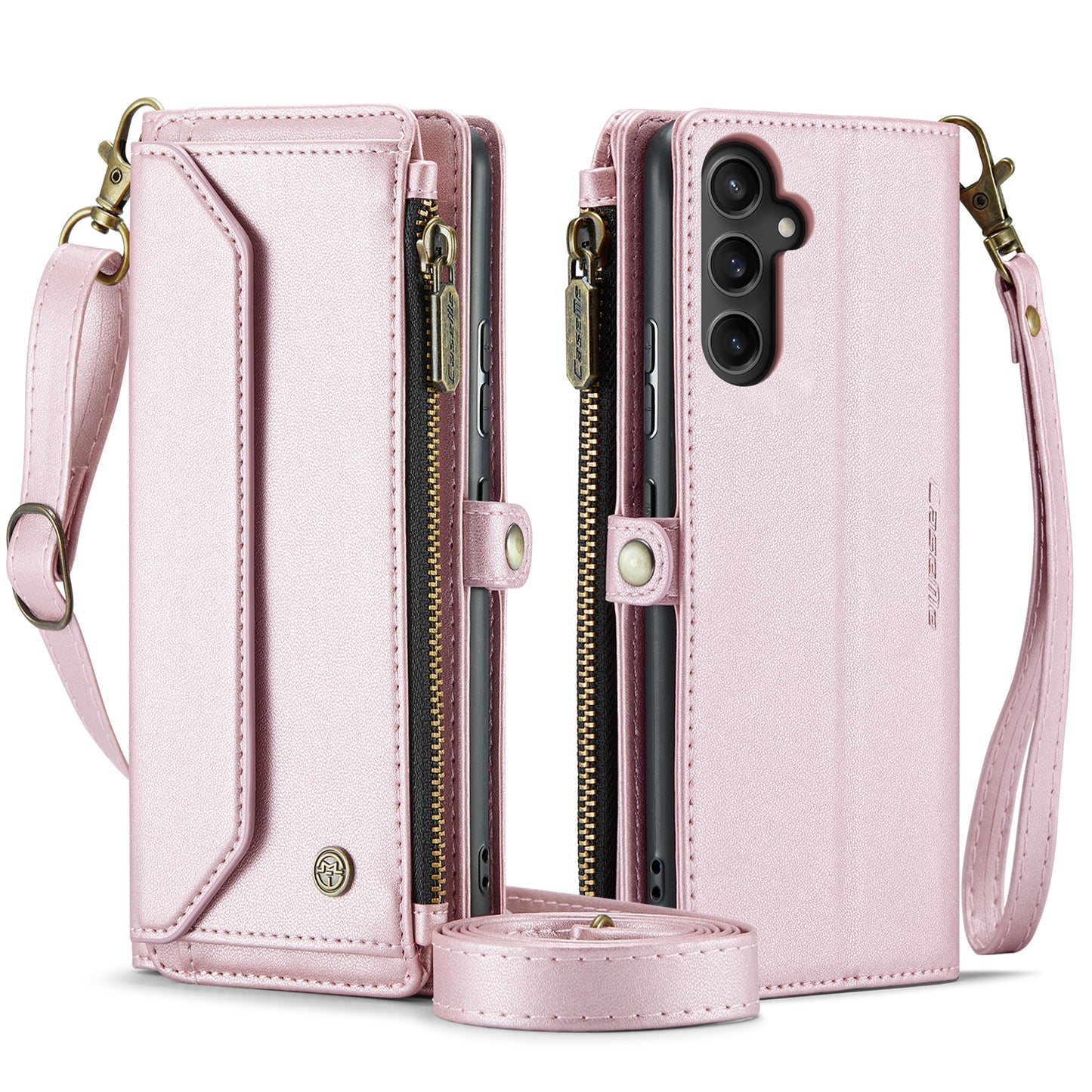 Women Shoulder Bag Samsung Galaxy A34 Case Card Slots Buckle Pockets