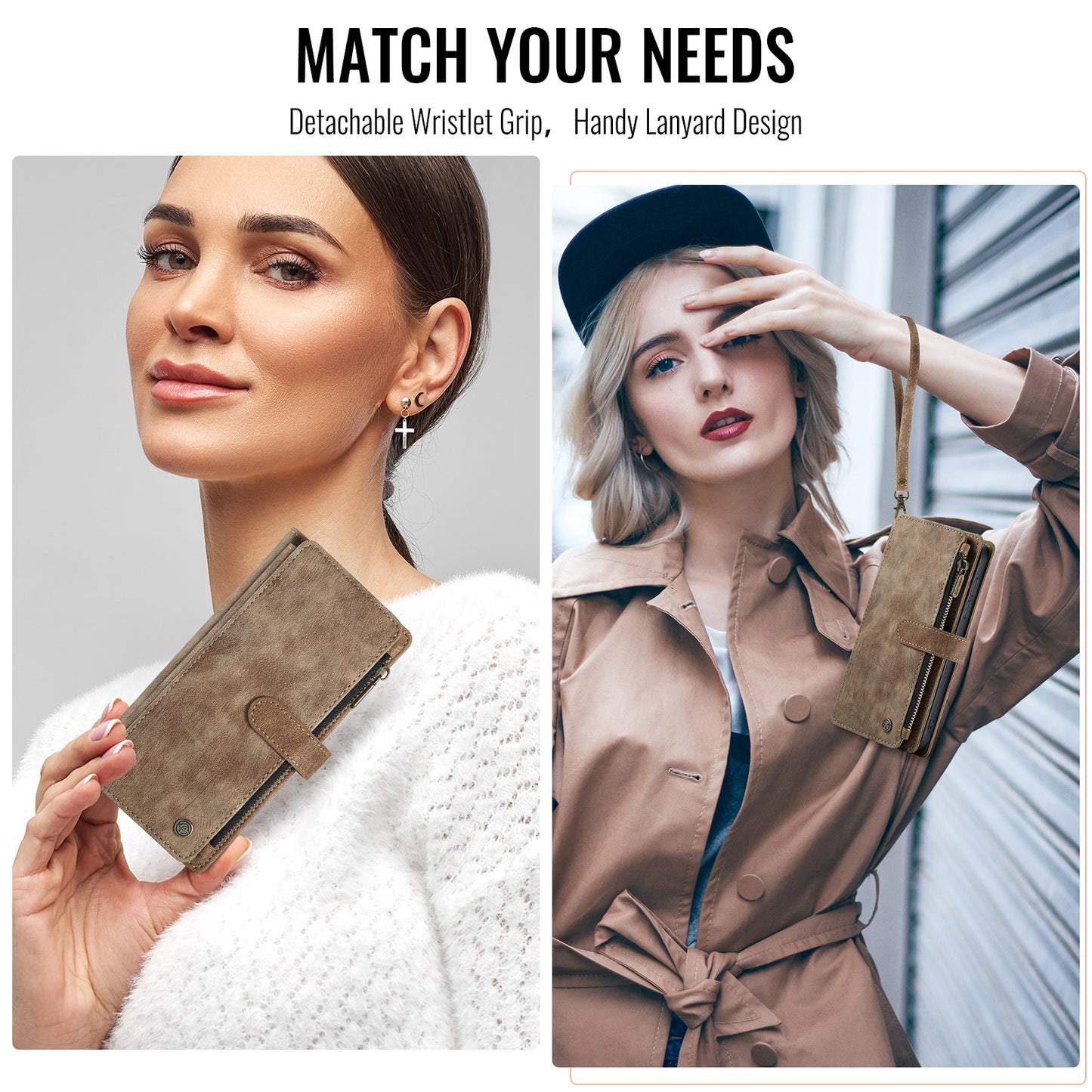 CaseMe Handbag Galaxy S25 Case Wallet Stand