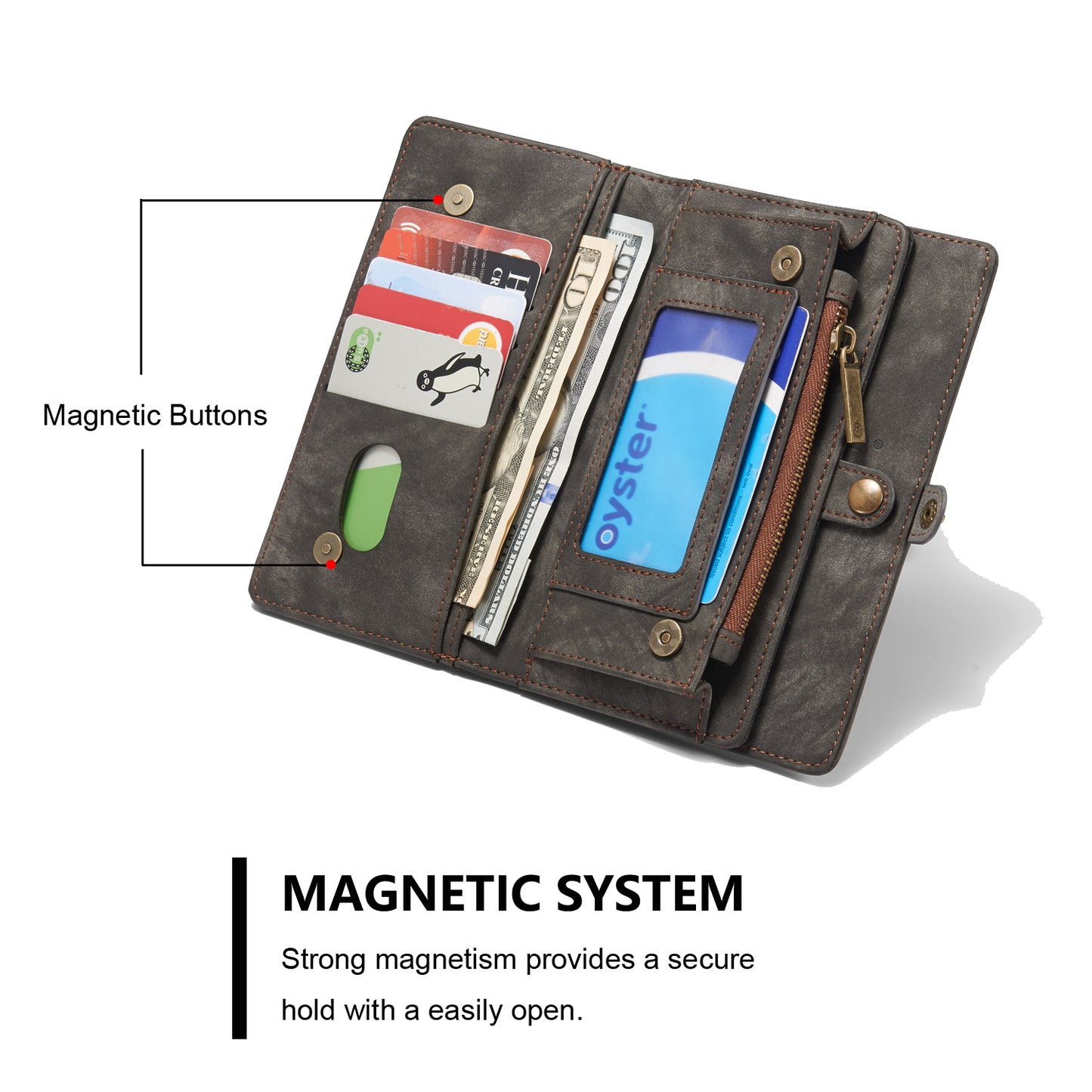 CaseMe Handbag Galaxy S7 Edge Case Magnetic Buckle