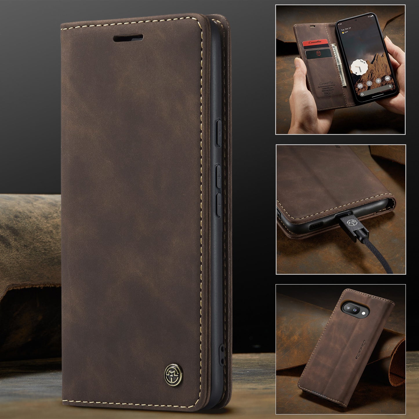 caseme-retro-leather-wallet-stand-google-pixel-9a-case-slim-8