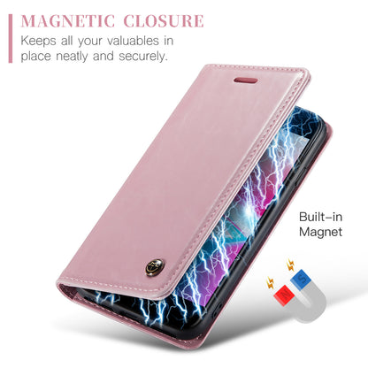 Luxury Retro Leather Apple iPhone 6 Case Sturdy Shiny Flip Stand