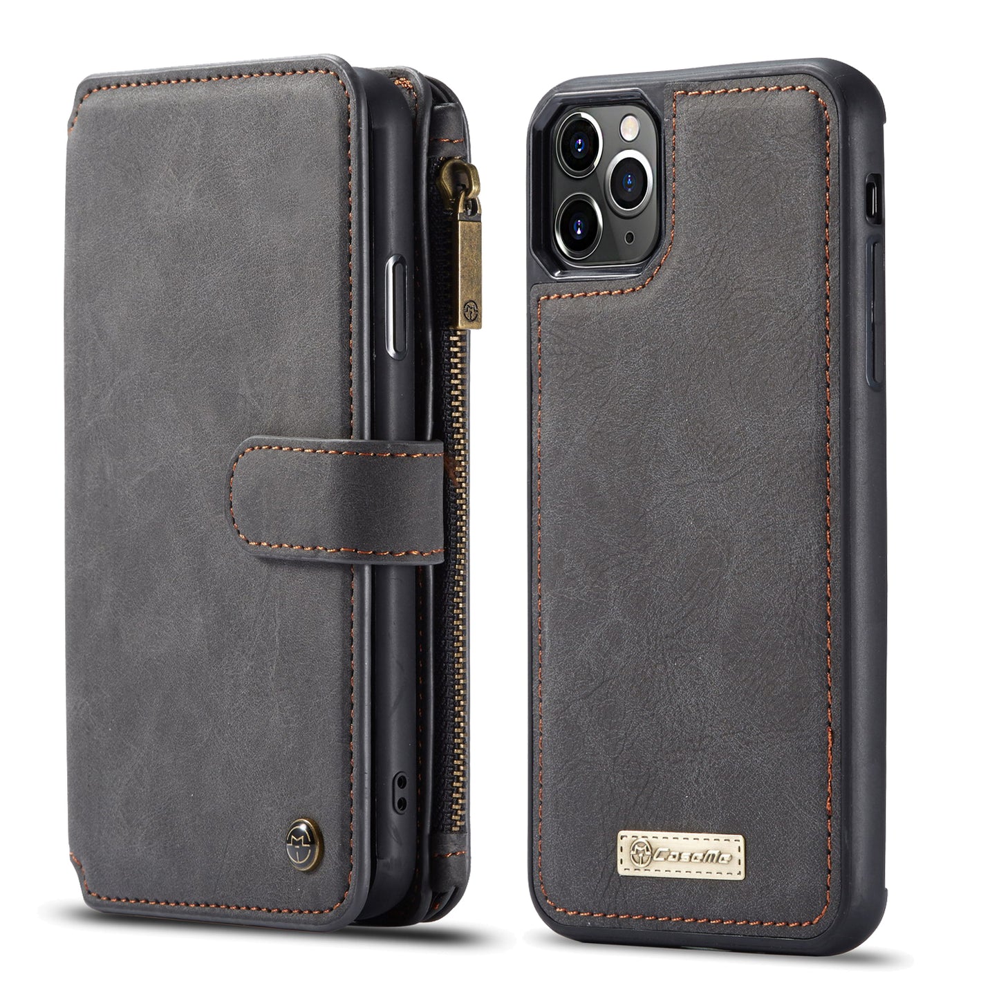 Multi-function Card Holder Retro Leather Apple iPhone 11 Pro Case