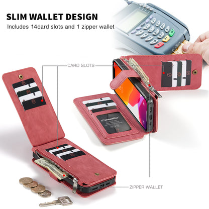 Multi-function Card Holder Retro Leather Apple iPhone 12 Pro Case