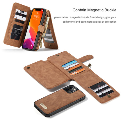 Multi-function Card Holder Retro Leather Apple iPhone 12 Pro Max Case