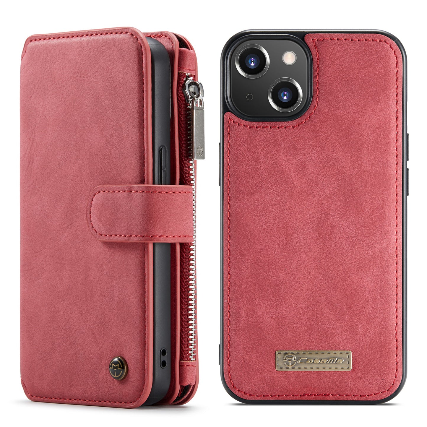 Multi-function Card Holder Retro Leather Apple iPhone 13 Case