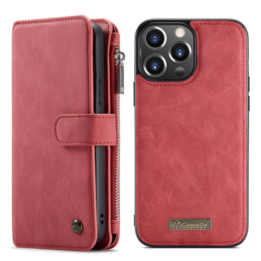 Multi-function Card Holder Retro Leather Apple iPhone 13 Pro Max Case