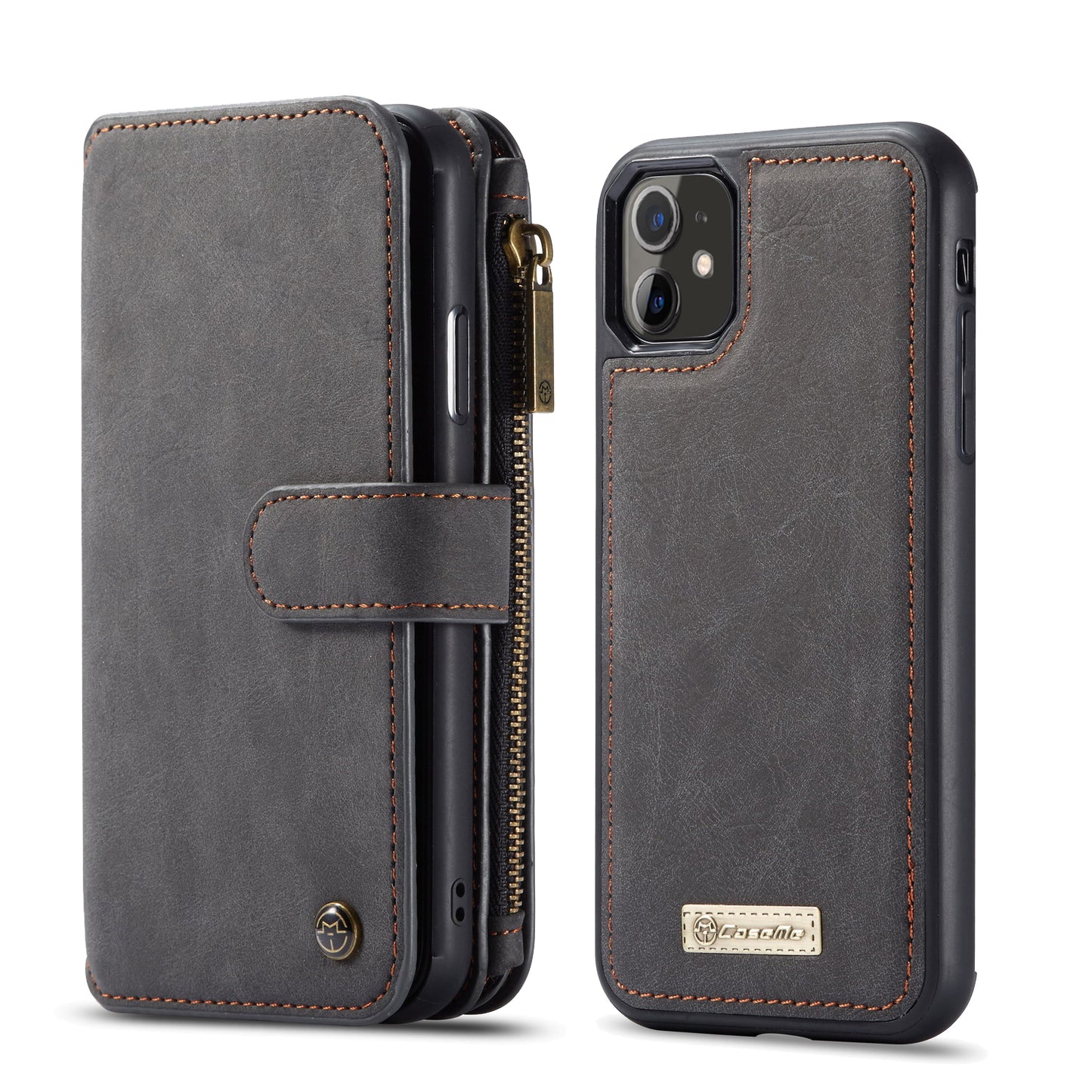 Multi-function Card Holder Retro Leather Apple iPhone 11 Case