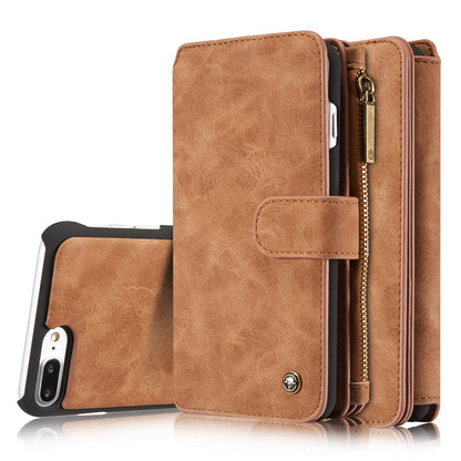 Multi-function Card Holder Retro Leather Apple iPhone 8 Plus Case