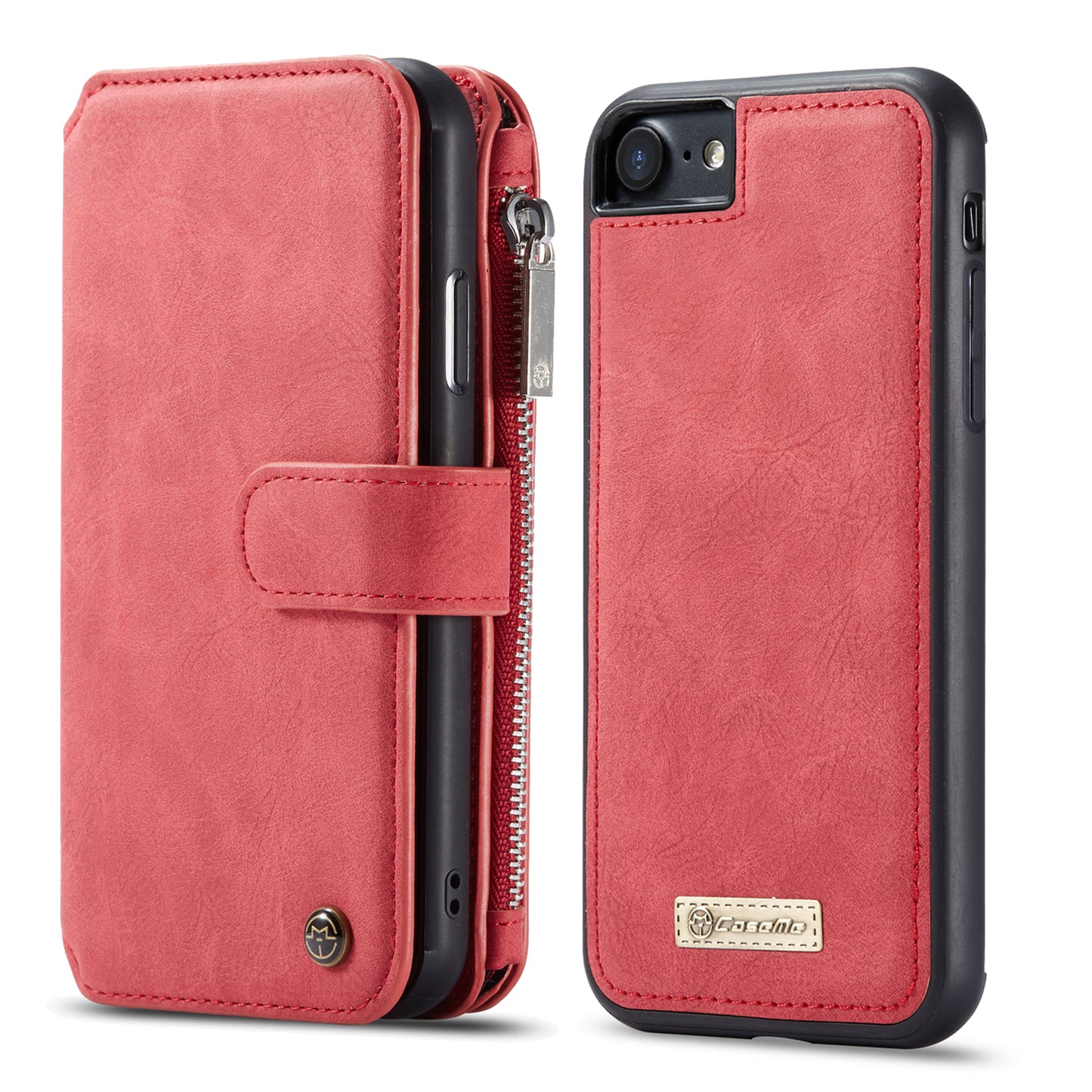 Multi-function Card Holder Retro Leather Apple iPhone 8 Case